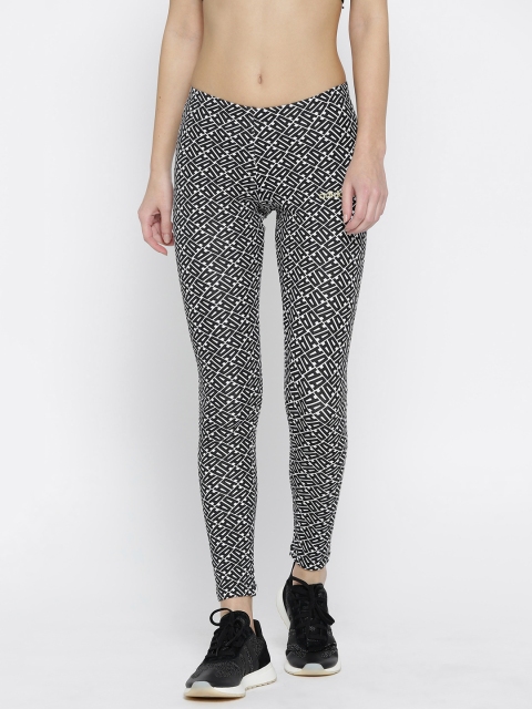 

ADIDAS Originals Women Black & White All Over Print Tights