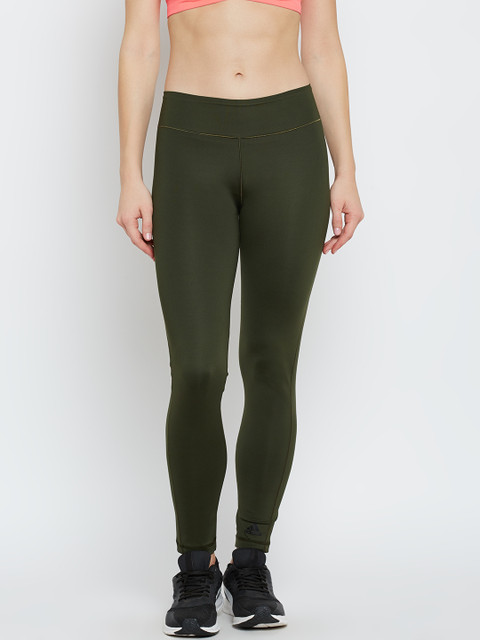 

Adidas Olive Green Women Long Tights