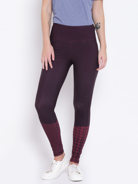 

Stella McCartney by ADIDAS Burgundy Miracle Patterned Training Tights