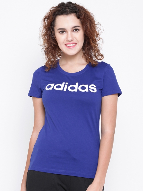 

ADIDAS NEO Women Blue CE Printed T-shirt