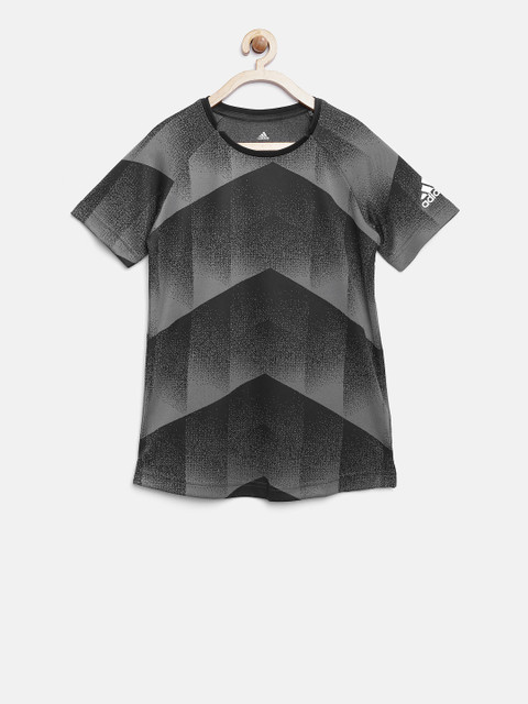

ADIDAS Boys Grey Printed DIS Jersey T-shirt