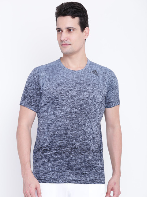 

ADIDAS Men Grey FREELGRAD Solid Round Neck T-shirt