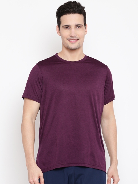 

ADIDAS Men Purple FREELIFHTR Solid Round Neck T-shirt