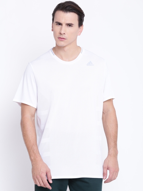 

ADIDAS Men White Supernova T-shirt