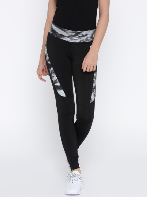

Puma Black Printed Graphic Long Tights