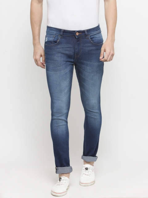 

SF JEANS by Pantaloons Men Blue Jagger Skinny Fit Mid-Rise Clean Look Stretchable Jeans