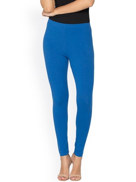 

Libertina Blue Solid Women Ankle-Length Leggings