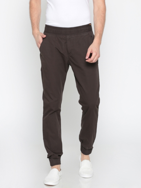 

Sports52 wear Men Coffee Brown Slim Fit Solid Joggers