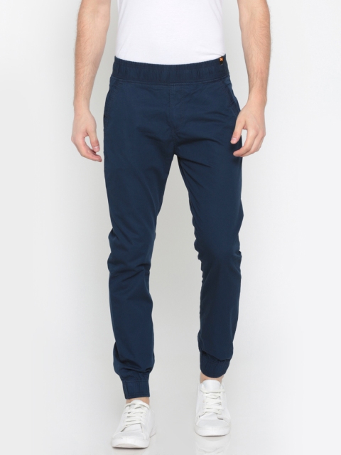 

Sports52 wear Men Navy Blue Slim Fit Solid Joggers
