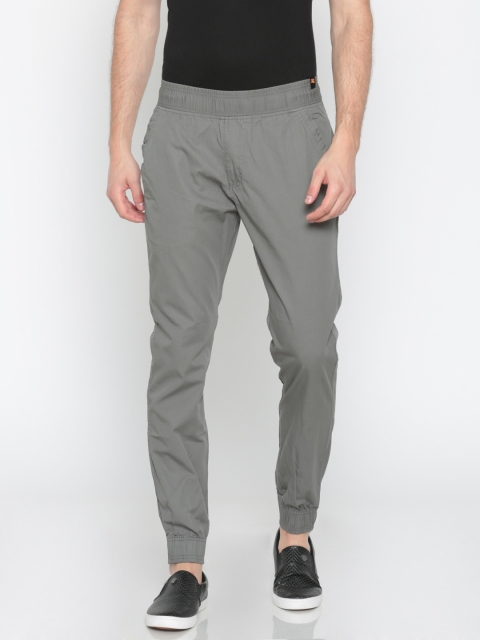 

Sports52 wear Men Grey Slim Fit Solid Joggers