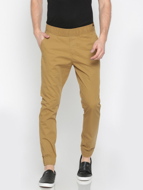 

Sports52 wear Men Khaki Slim Fit Solid Joggers