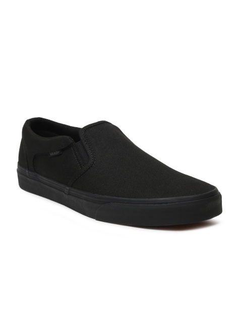 

Vans Men Black Asher Slip-On Sneakers