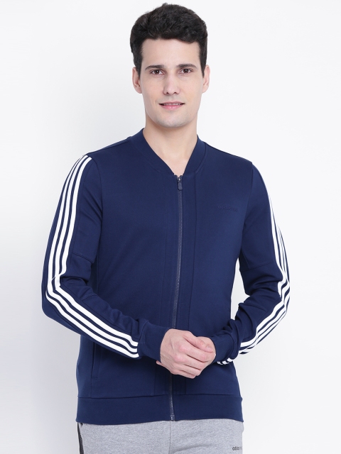

ADIDAS NEO Men Navy Franchise EG Track Solid Sporty Jacket, Navy blue