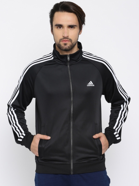 

ADIDAS Men Black Solid Sweatshirt