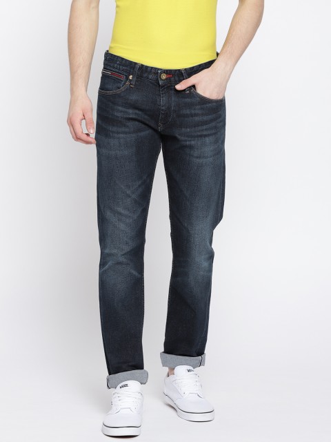 

Tommy Hilfiger Men Blue Slim Fit Mid-Rise Clean Look Jeans