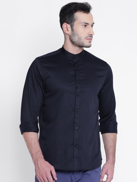 

Blackberrys Men Black Slim Fit Solid Casual Shirt