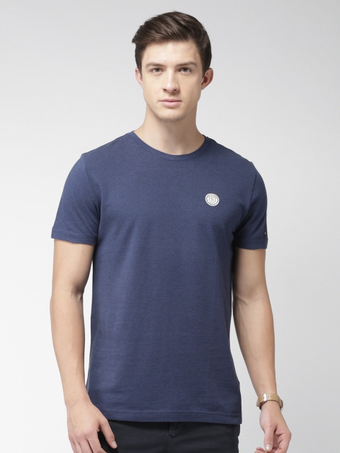 

Tommy Hilfiger Men Blue Solid T-shirt