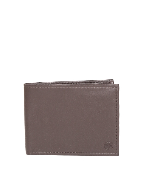 

Carlton London Women Brown Solid Two Fold Wallet