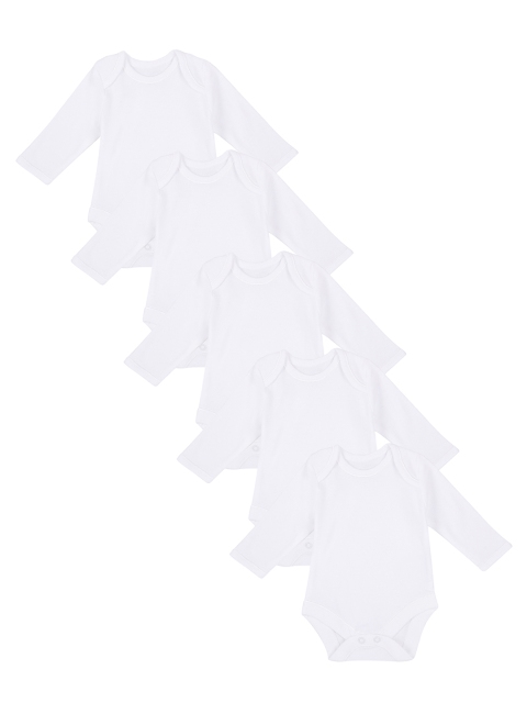 

mothercare Infants White Pack of 5 Bodysuits