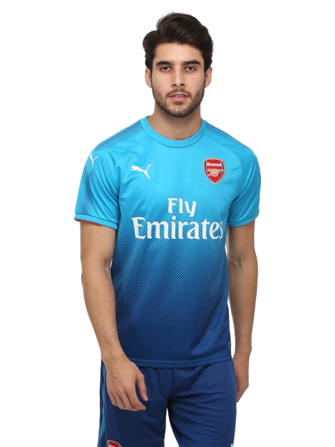 

Puma Men Blue Arsenal F.C. Away Printed Round Neck T-shirt
