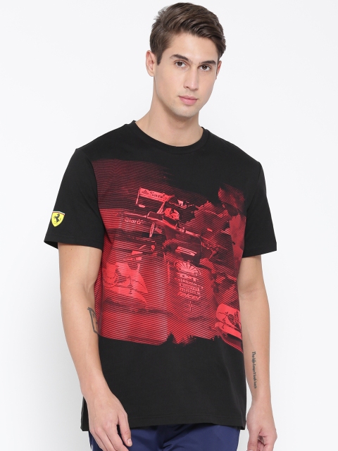 

Puma Men Black SF Transform Graphic Printed Round Neck T-shirt