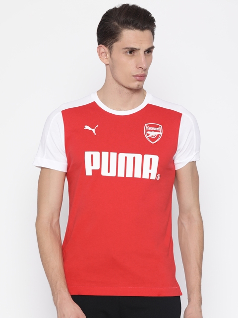 

Puma Men Red Printed AFC Round Neck T-shirt