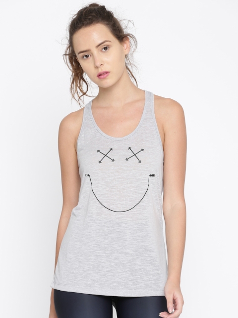 

Puma Women Grey Printed Tank Top