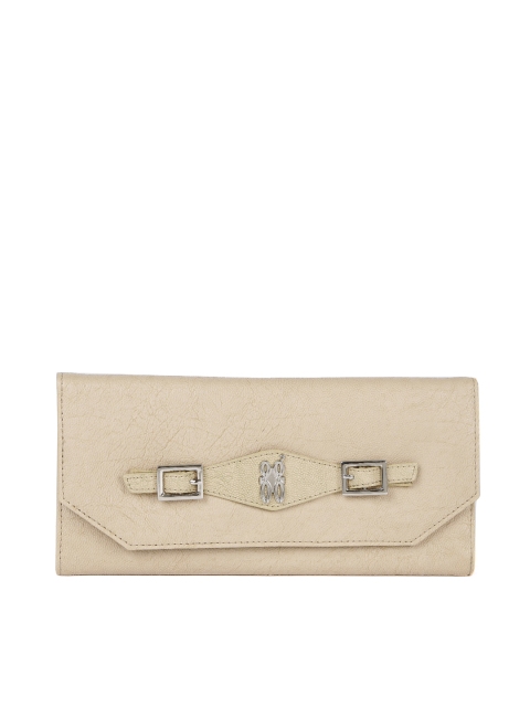 

Baggit Women Beige Solid Three Fold Wallet