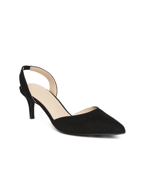 

Van Heusen Women Black Solid Pumps