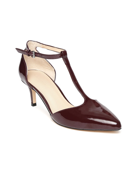 

Van Heusen Women Wine-Coloured Solid Pumps, Burgundy