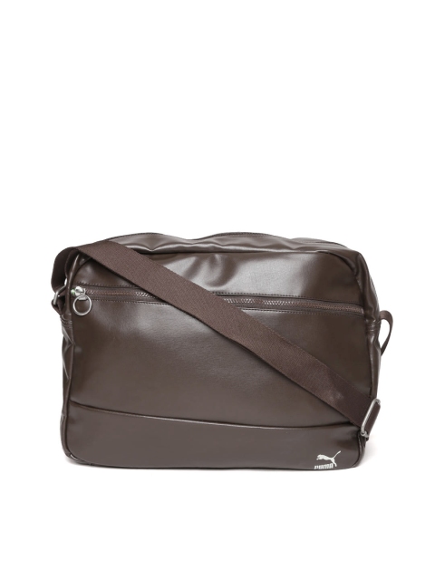 

Puma Unisex Coffee Brown Originals Reporter Messenger Bag