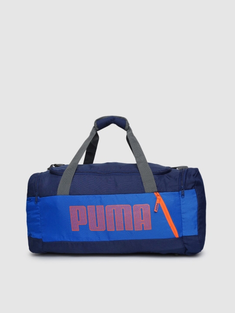 

Puma Unisex Blue Fundamentals Sports Duffel Bag