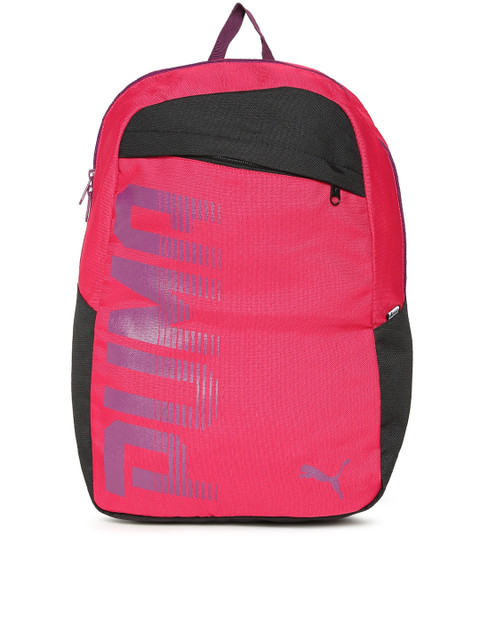 

Puma Unisex Pink & Black Pioneer Backpack