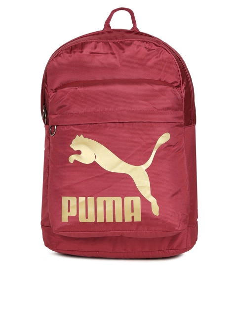 

Puma Unisex Maroon Originals Printed Backpack