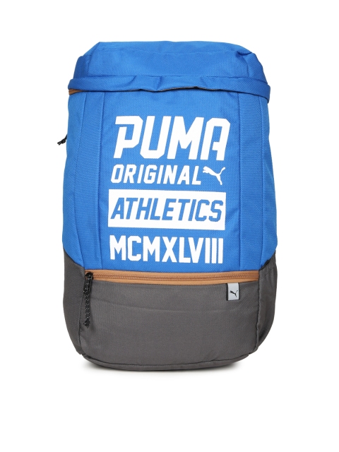 

Puma Unisex Blue Printed Sole Backpack