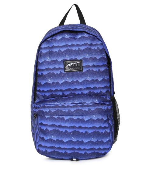 

Puma Unisex Blue Printed Academy Backpack