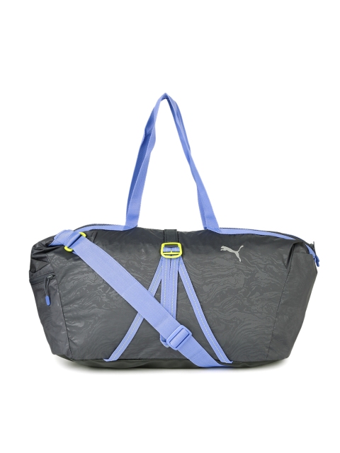 

Puma Women Grey Fit AT Printed Workout Duffel Bag
