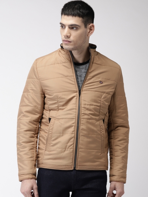 

Fort Collins Men Khaki Solid Padded Jacket
