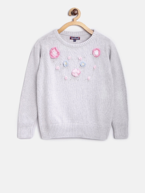 

Nauti Nati Girls Grey Sweater