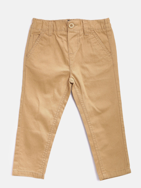 

Nauti Nati Boys Khaki Regular Fit Solid Chinos