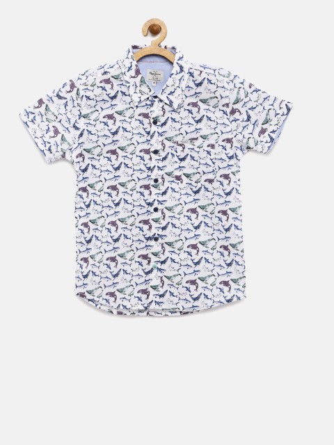 

Pepe Jeans Boys Printed Casual Shirt, Na