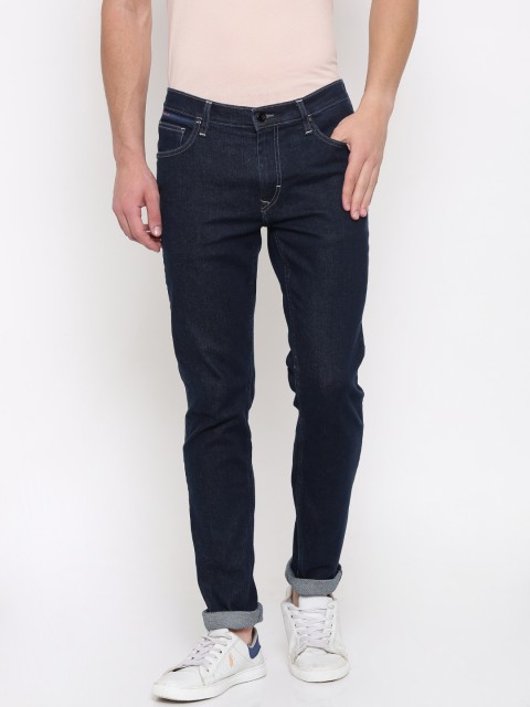 

Lee Men Blue Bruce Skinny Fit Mid-Rise Clean Look Stretchable Jeans