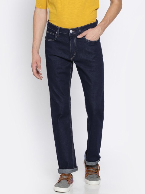 

Lee Men Blue Rodeo Regular Fit Mid-Rise Clean Look Stretchable Jeans