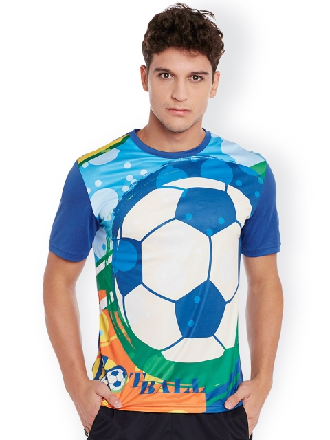 

FIFA U-17 WC Men Blue Printed Slim Fit T-shirt