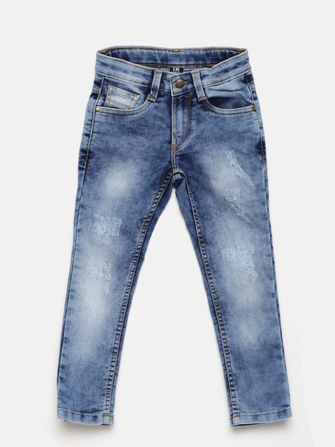 

Flying Machine Boys Blue Skinny Fit Mildly Distressed Stretchable Jeans