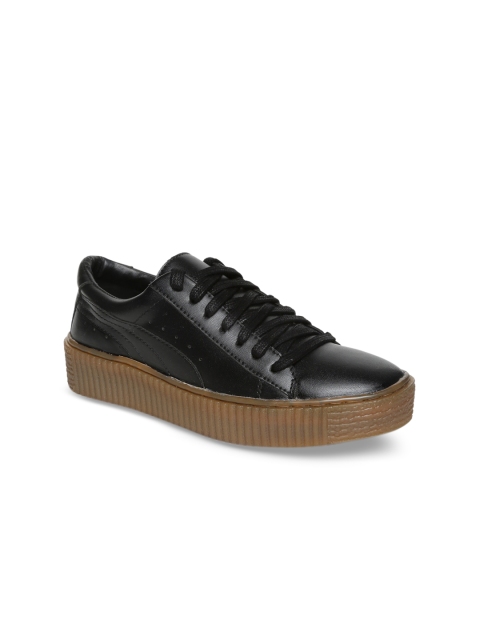 

Monrow Women Black Sneakers