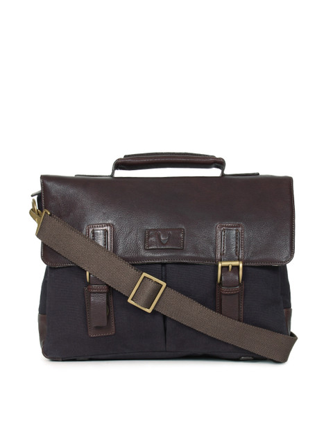 

Hidesign Tan Blue & Brown BEDOUIN Messenger Bag