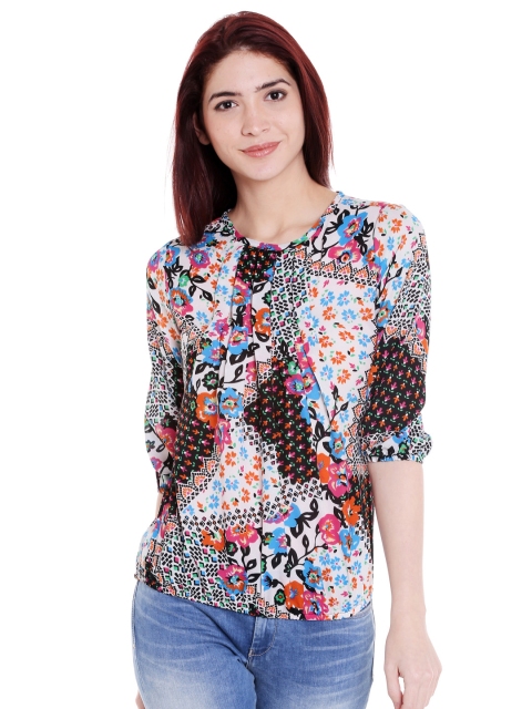 

Style Quotient Women Black Printed Top