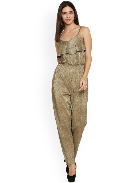 

Oxolloxo Gold-Toned Shimmery Jumpsuit