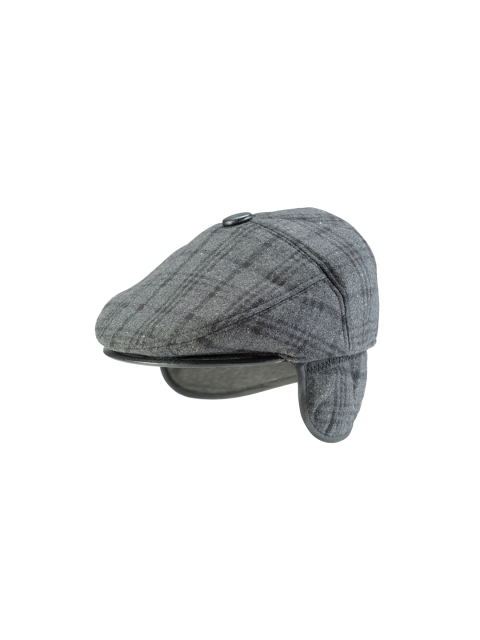

Alvaro Castagnino Men Grey Checked Golf Cap